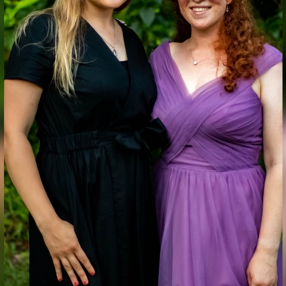 Tully and Chantilly Amethyst Bridesmaids dress - Picture 10 of 12